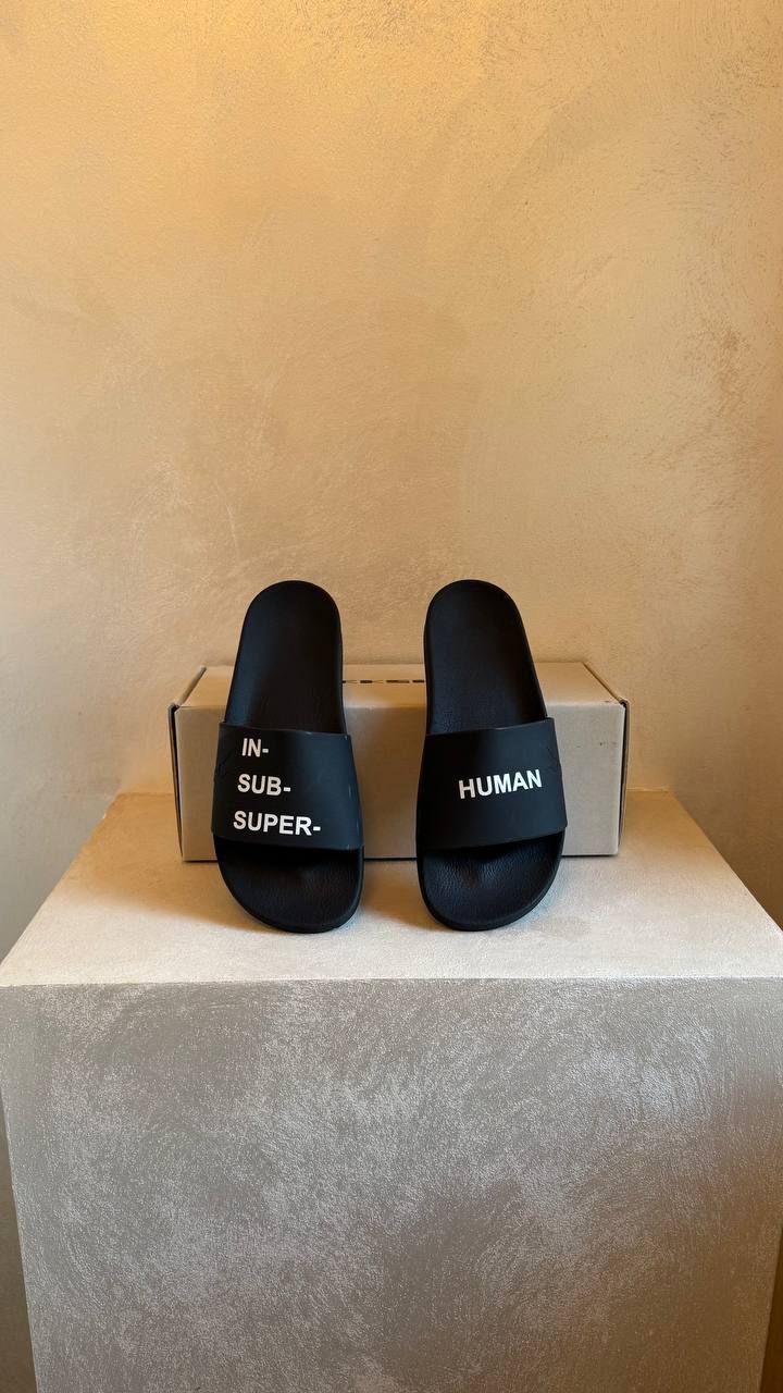 Rick Owens drkshdw Super-Human rubber slides