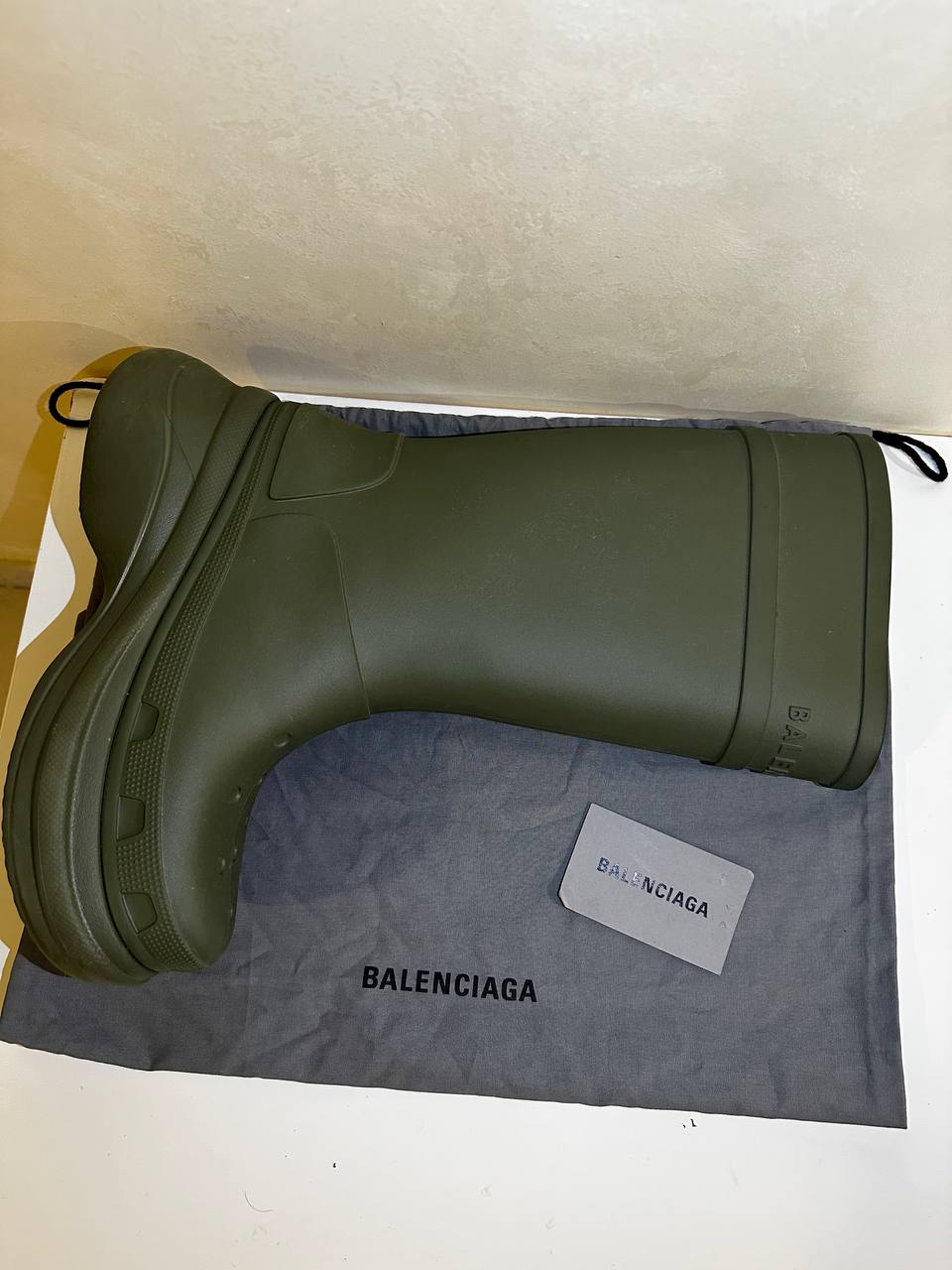 Balenciaga x Crocs Army Green boots