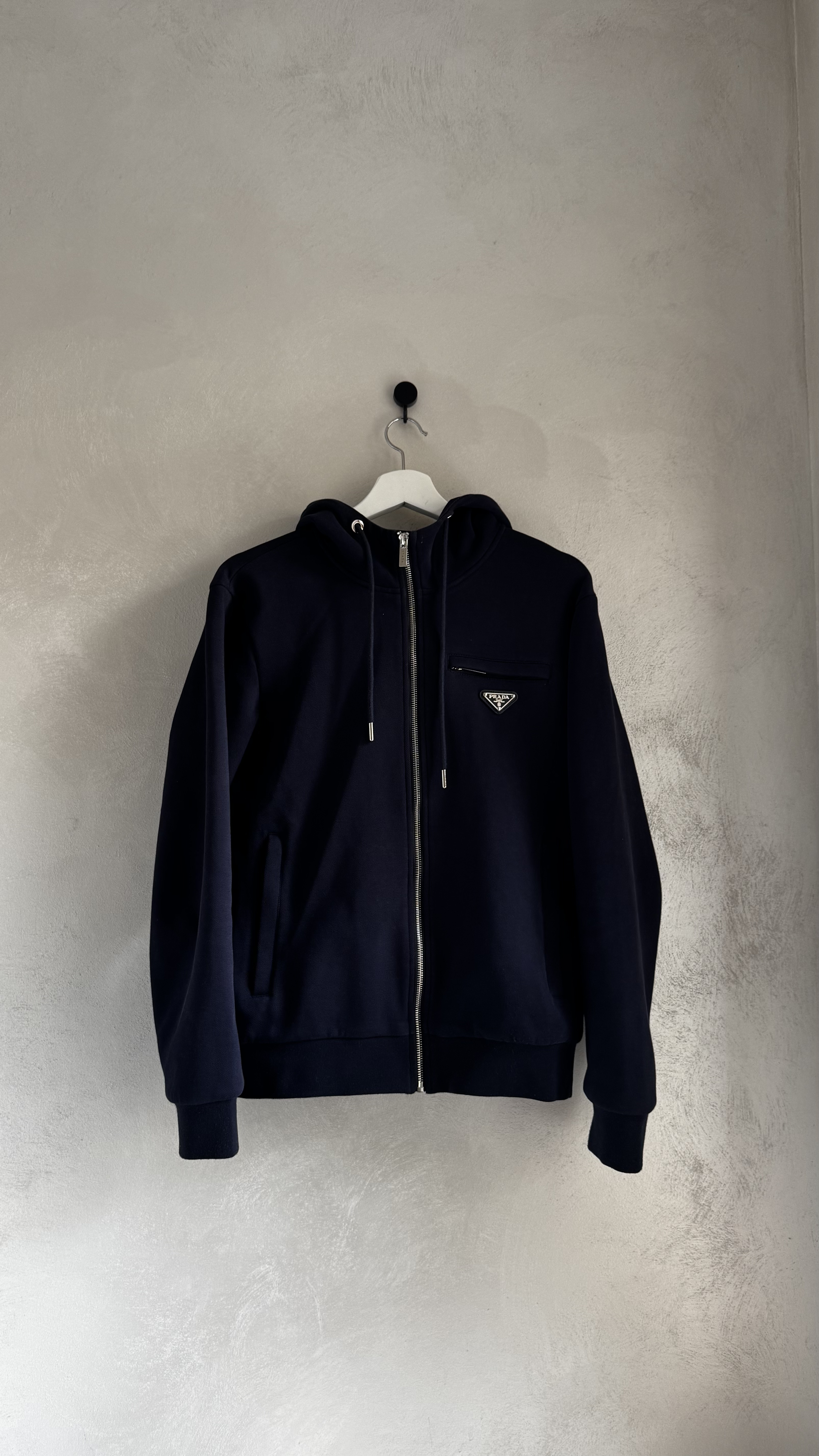 Prada Re-Neylon Zip Hoodie