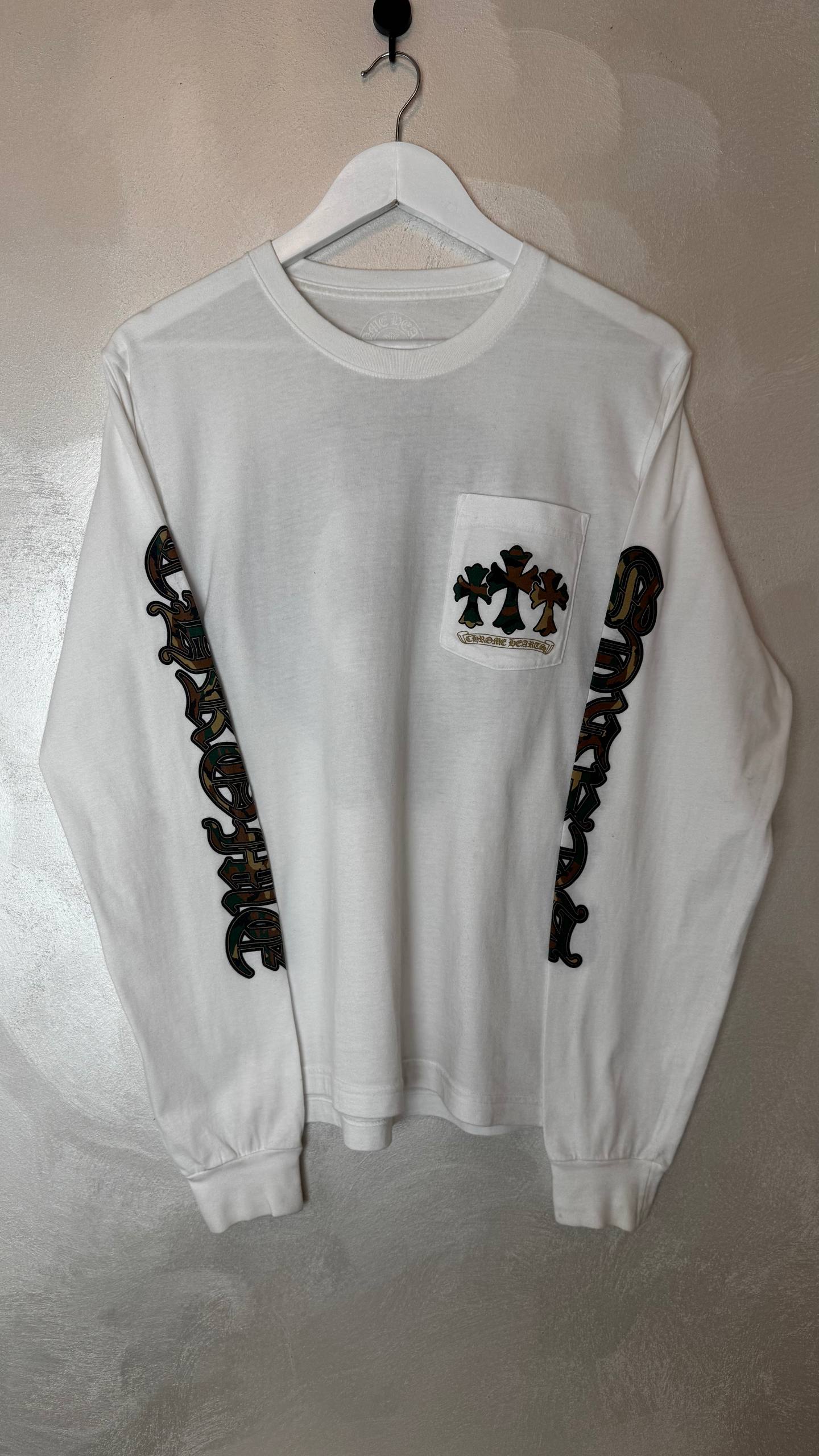 Chrome Hearts Camo Triple Cross Horseshoe Longsleeve