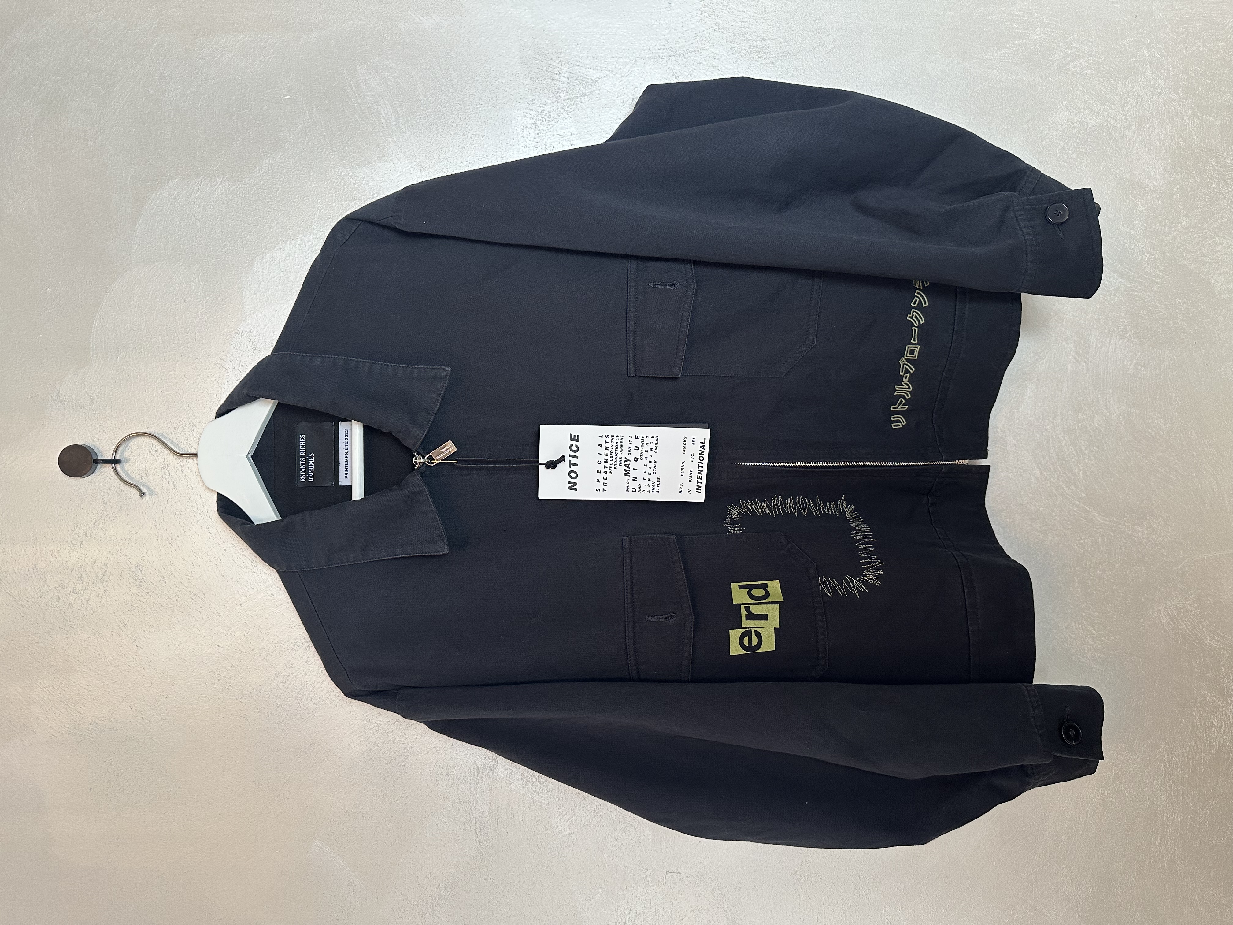 Enfants Riches Deprimes Bunny Patched Jacket