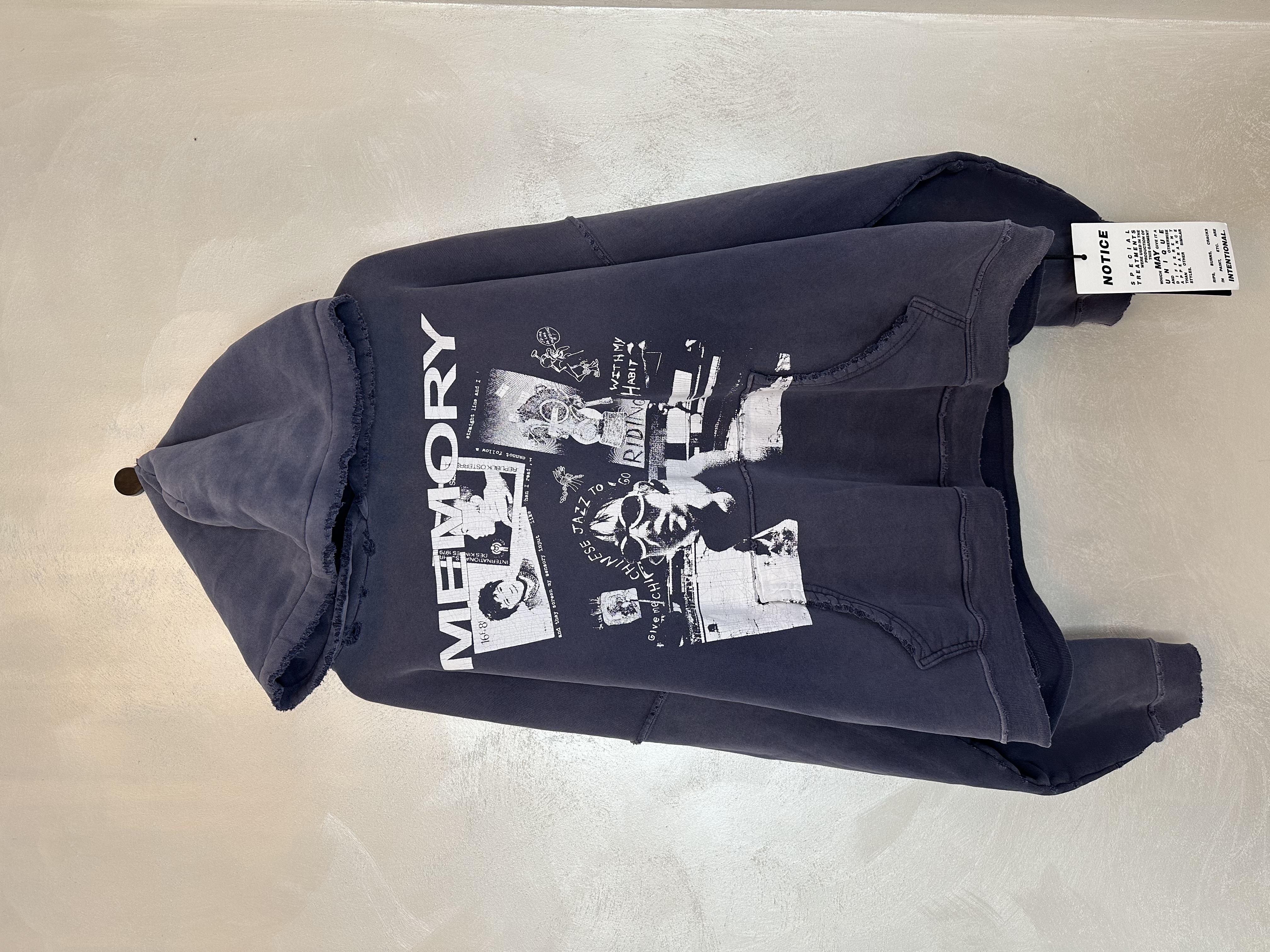 Enfants Riches Deprimes Distressed Memory Hoodie