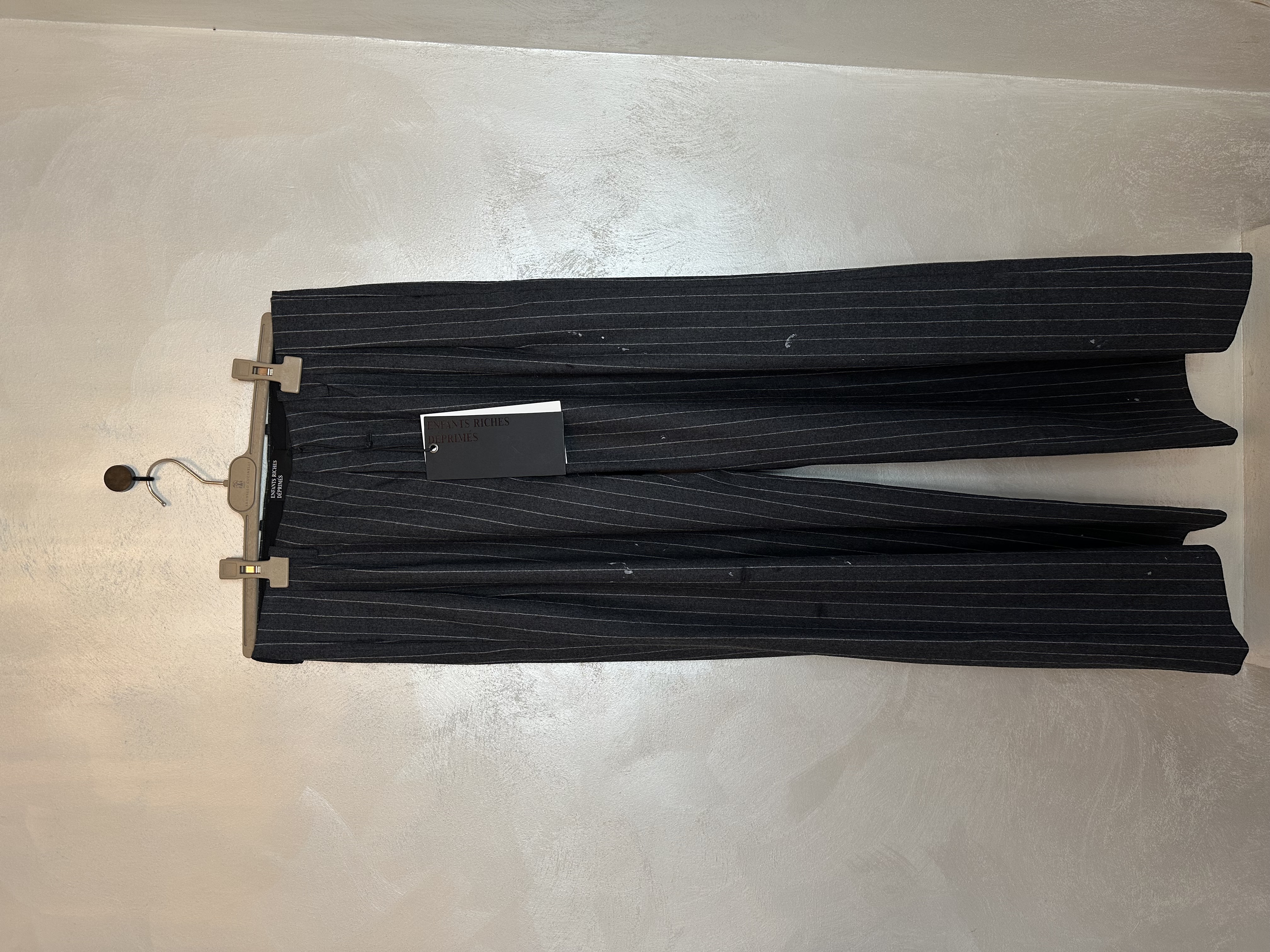 Enfants Riches Deprimes Striped Wool Mr Porter Exclusive Pants