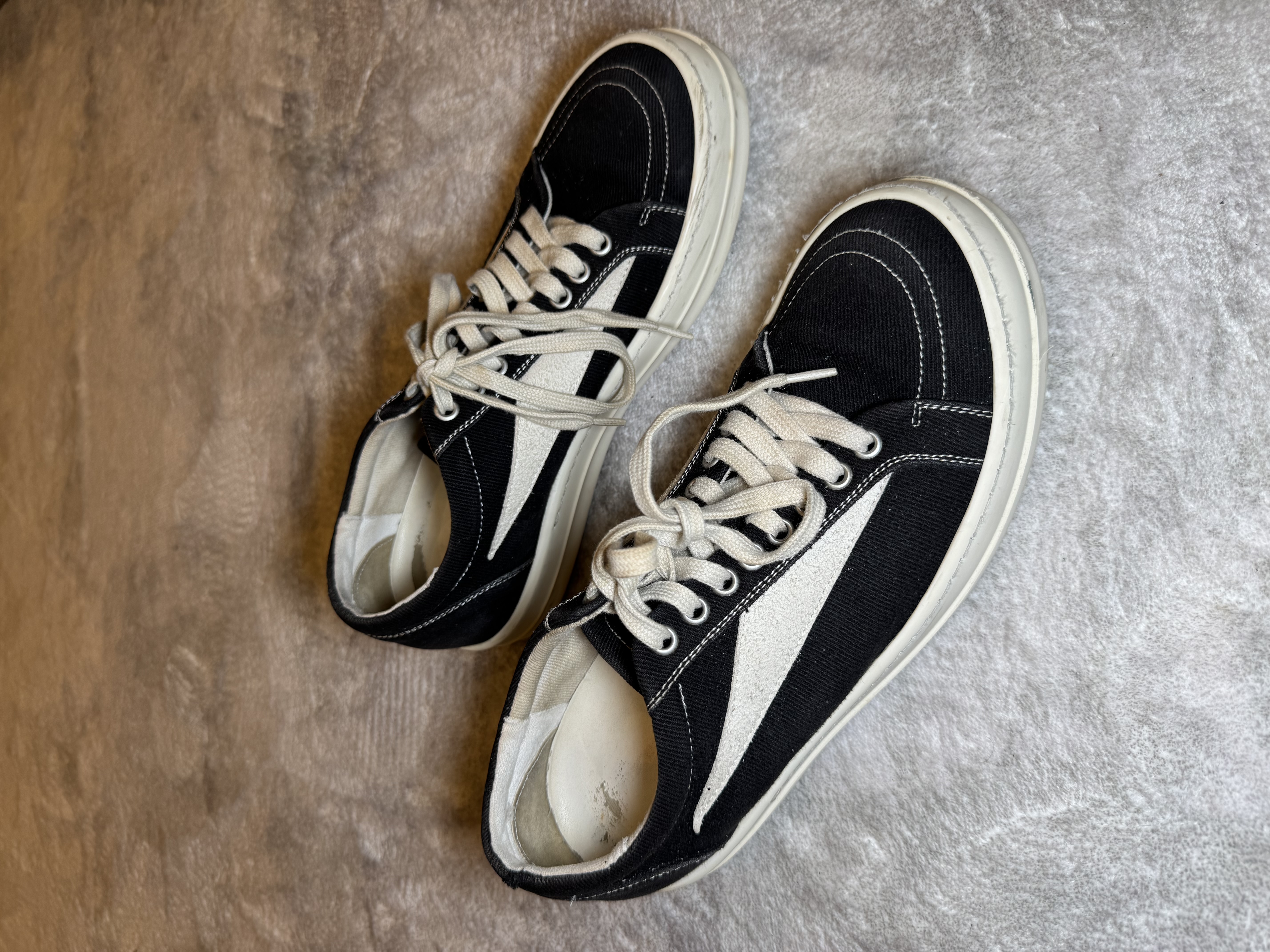 Rick Owens Drkshdw Vans Low Sneakers